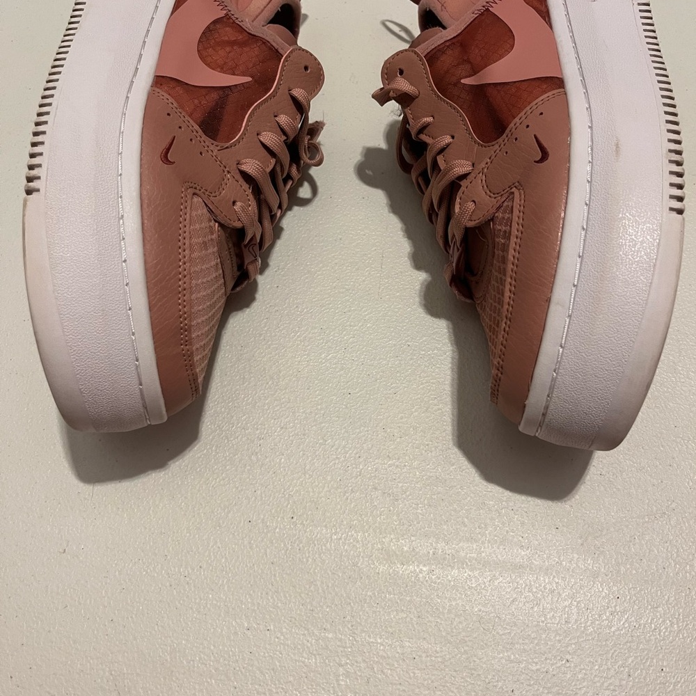 Nike Blush and White Athletic Shoes